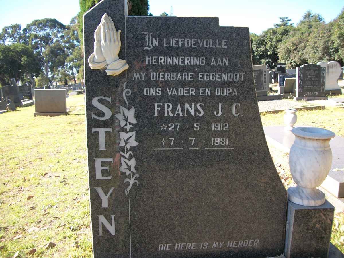 STEYN Frans J.C. 1912-1981