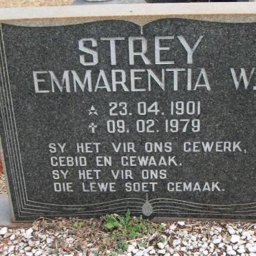 STREY Emmarentia W. 1901-1979