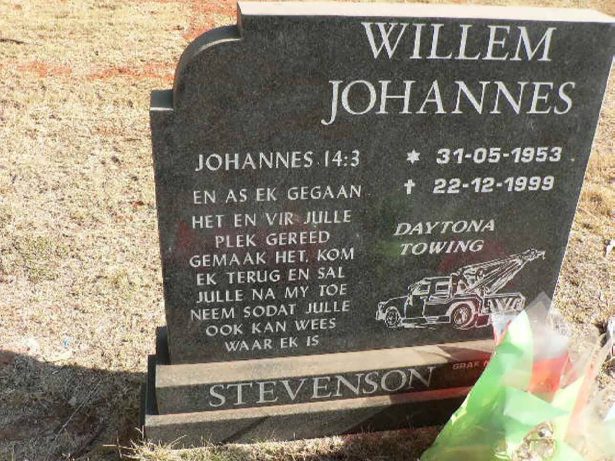 STEVENSON Willem Johannes 1953-1999