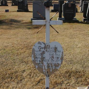 STADEN Maryna Magdalena, van 1944-1997