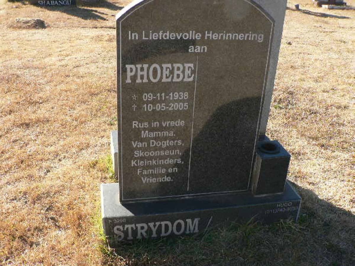 STRYDOM Phoebe 1938-2005
