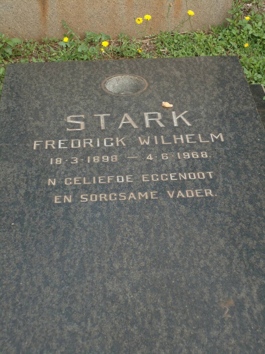 STARK Fredrick Wilhelm 1898-1968