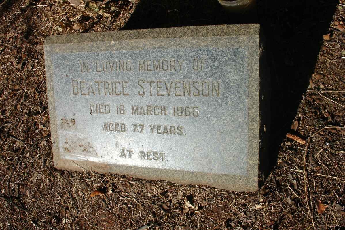 STEVENSON Beatrice -1965