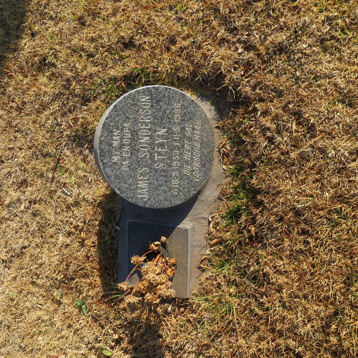 STEYN James Sonderson 1953-1996