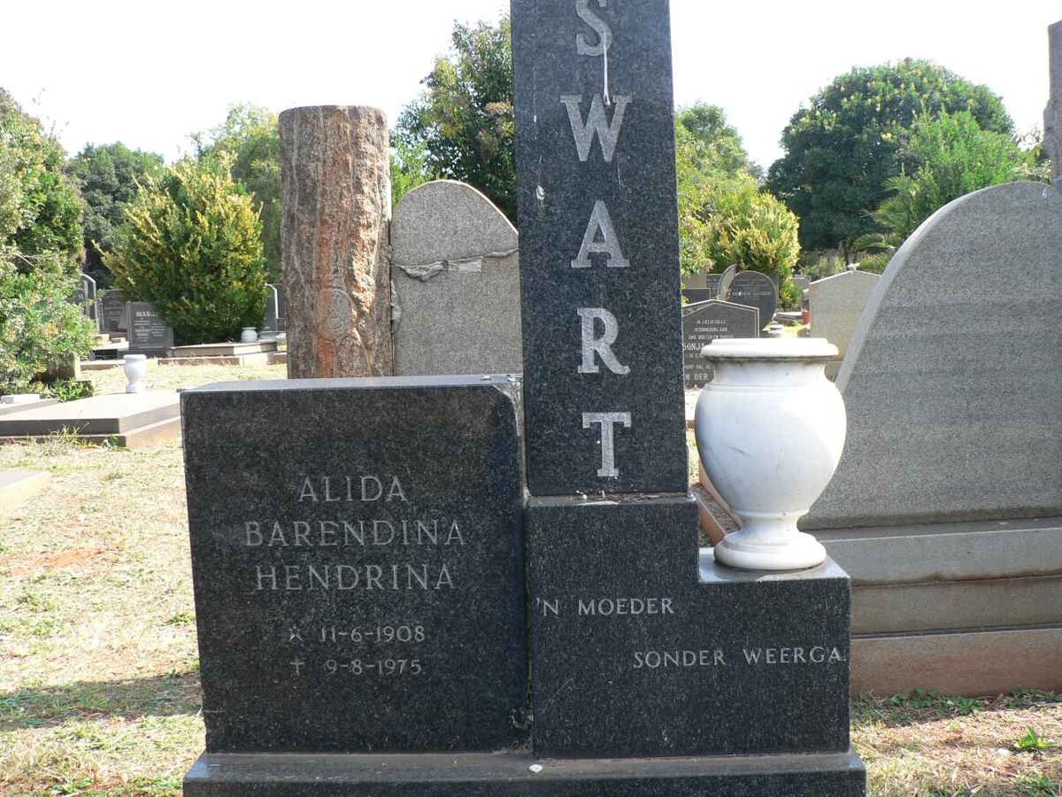 SWART Alida Barendina Hendrina 1908-1975