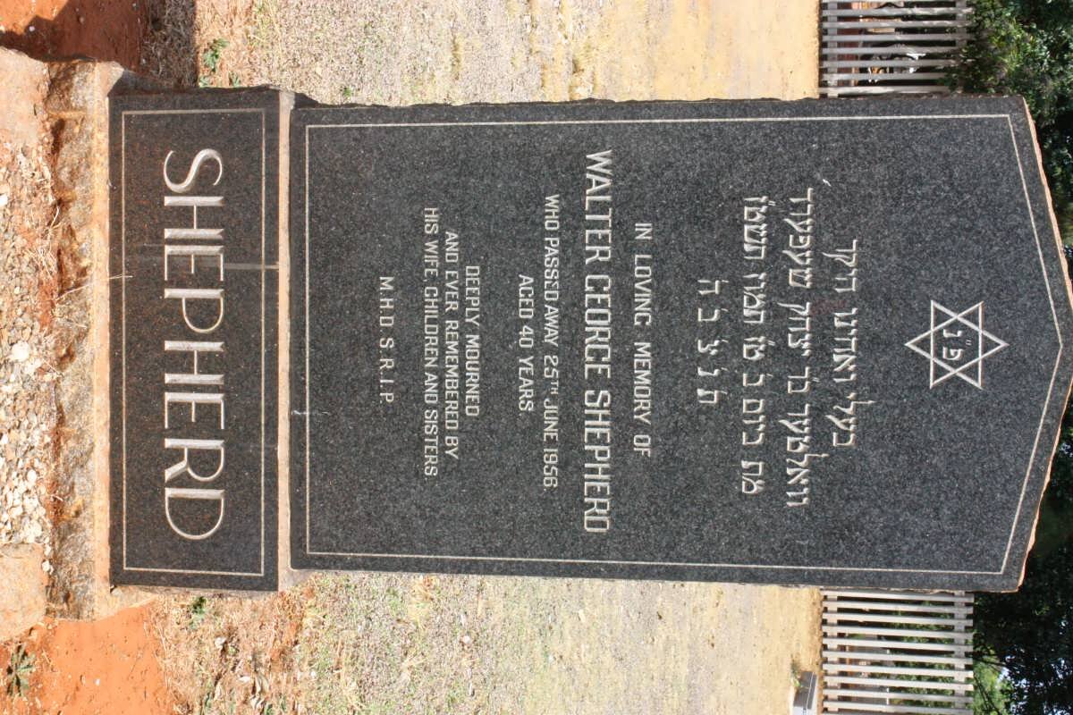 SHEPHERD Walter George -1956