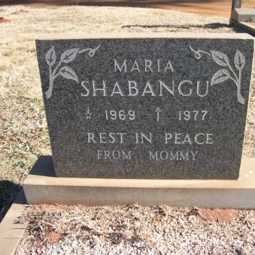 SHABANGU Maria 1969-1977