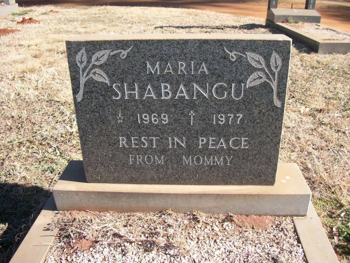 SHABANGU Maria 1969-1977