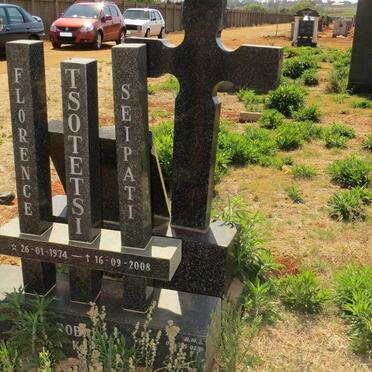 TSOTETSI Florence Seipati 1974-2008