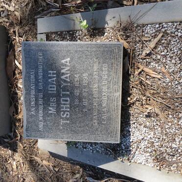 TSHOTYANA Idah 1894-1990