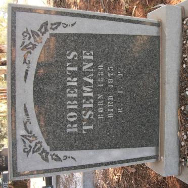 TSEMANE Robberts 1880-1975