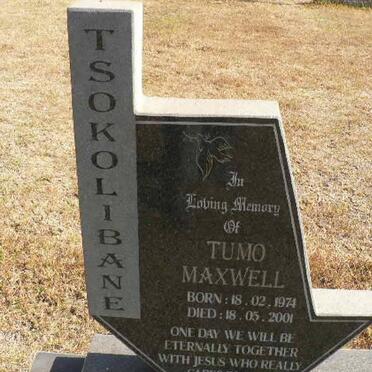 TSOKOLIBANE Tumo Maxwell 1974-2001