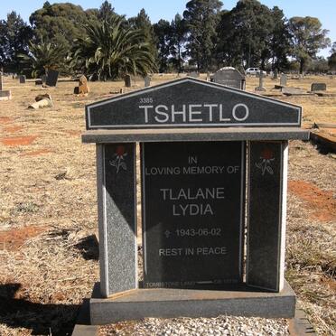 TSHETLO Tlalane Lydia -1943