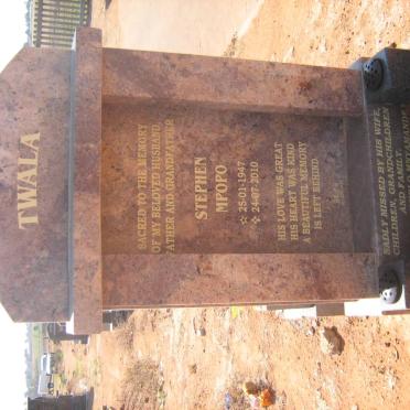 TWALA Stephen Mpopo 1947-2010
