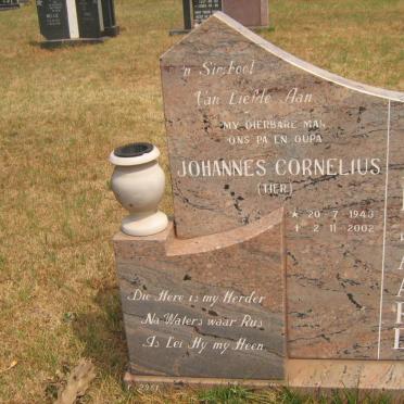 TALJAARD Johannes Cornelius 1943-2002