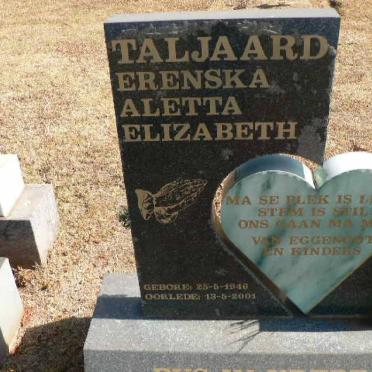 TALJAARD Erenska Aletta Elizabeth 1946-2001