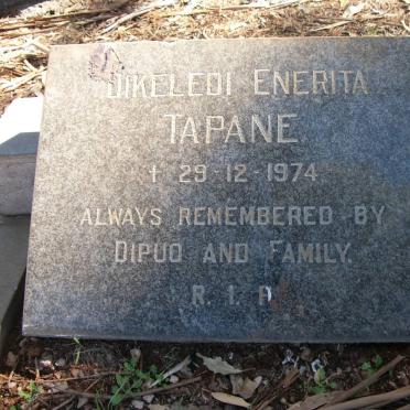 TAPANE Dikeledi Enerita -1974
