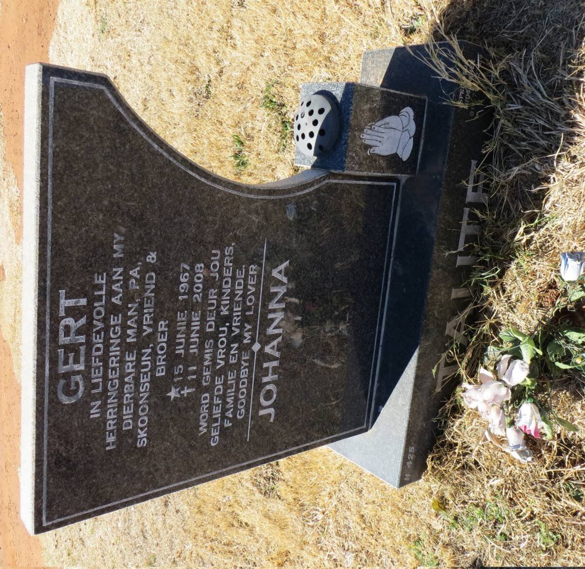 TAUTE Gert 1967-2008 &amp; Johanna