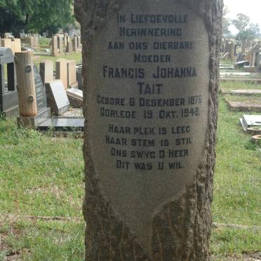 TAIT Francis Johanna 1876-1948