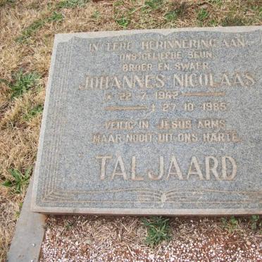 TALJAARD Johannes Nicolaas 1962-1985