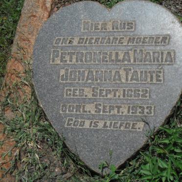 TAUTÉ Petronella Maria Johanna 1862-1933