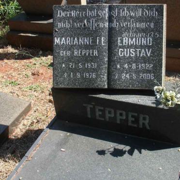 TEPPER Edmund Gustav 1922-2006 &amp; Marianne P.E. REPPER 1931-1976