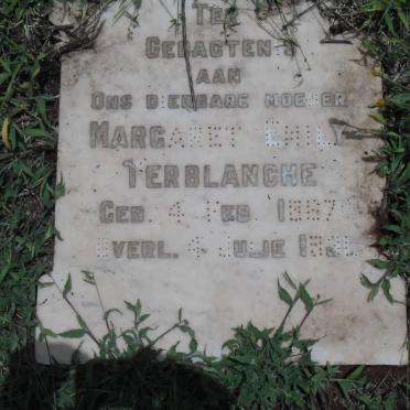 TERBLANCHE Margaret Emily 1887-1934