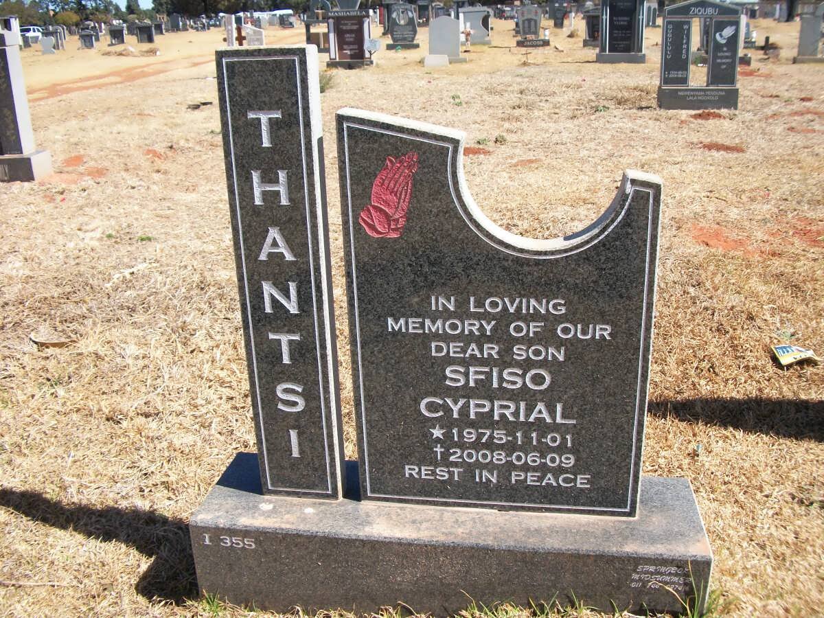 THANTSI Sfiso Cyprial 1975-2008