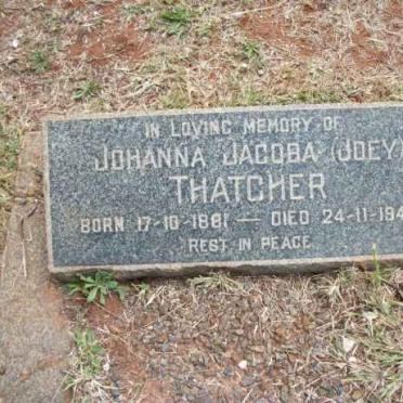 THATCHER Johanna Jacoba 1881-1949