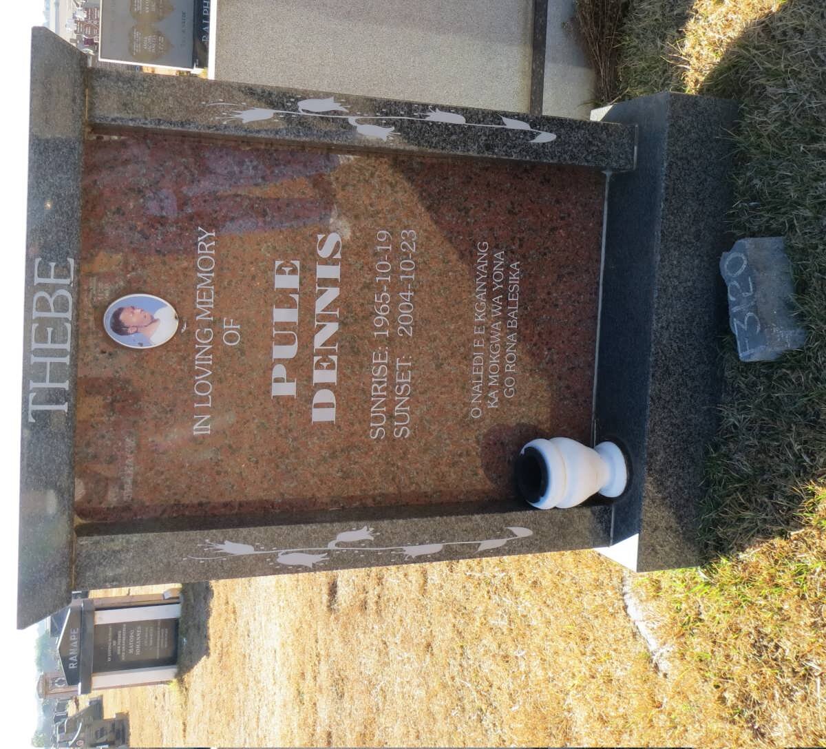 THEBE Pule Dennis 1965-2004