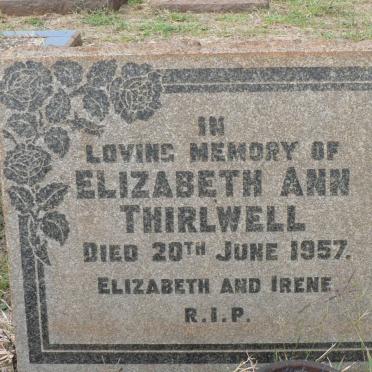 THIRLWELL Elizabeth Ann -1957