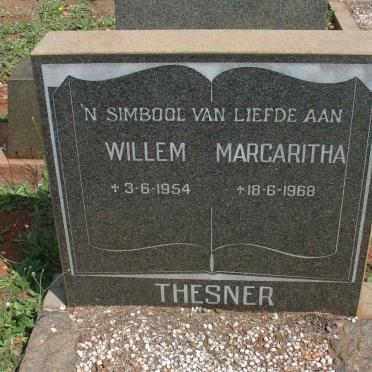 THESNER Willem -1954 &amp; Margaritha -1968