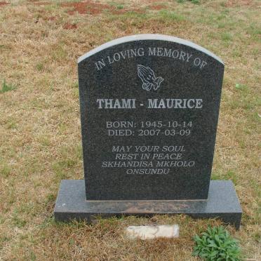 THAMI Maurice 1945-2007