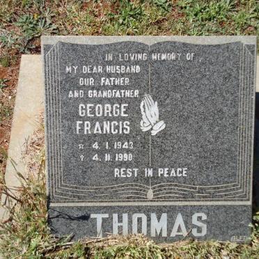 THOMAS George Francis 1943-1990