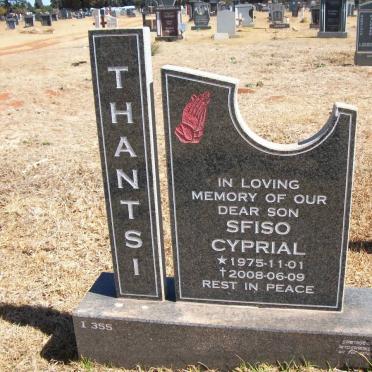 THANTSI Sfiso Cyprial 1975-2008