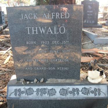 THWALO Jack Alfred 1903-1974