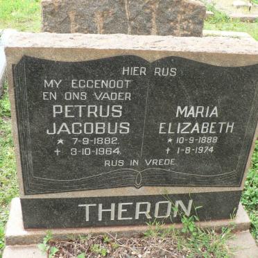 THERON Petrus Jacobus 1882-1964 &amp; Maria Elizabeth 1888-1974