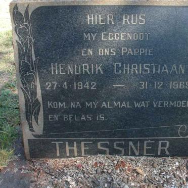 THESSNER Hendrik Christiaan 1942-1969