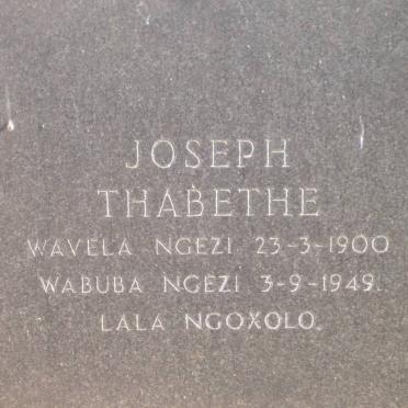 THABETHE Joseph 1900-1949