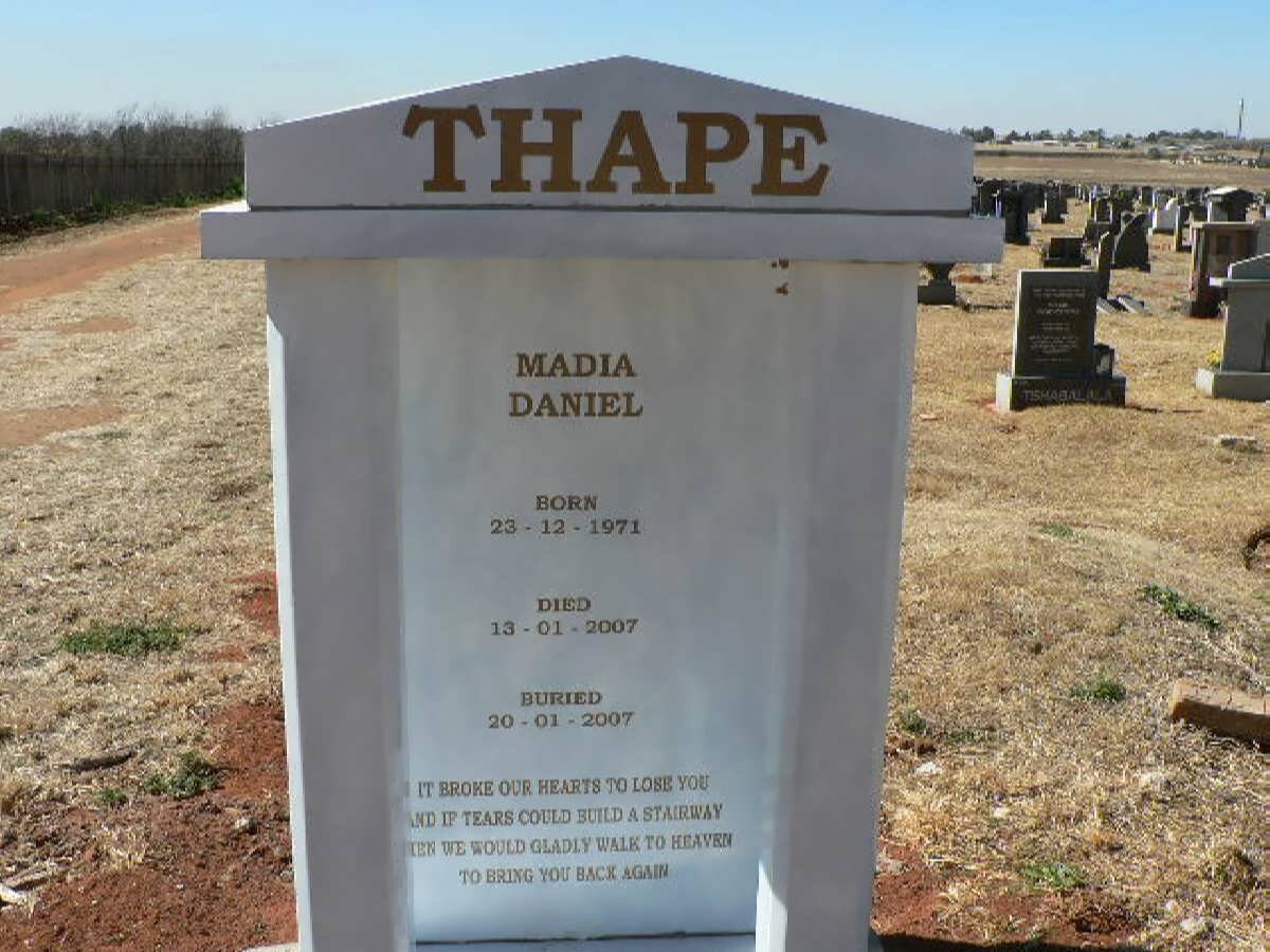 THAPE Madia Daniel 1971-2007