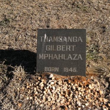 THAMSANGA Gilbert Mphahlaza 1945-