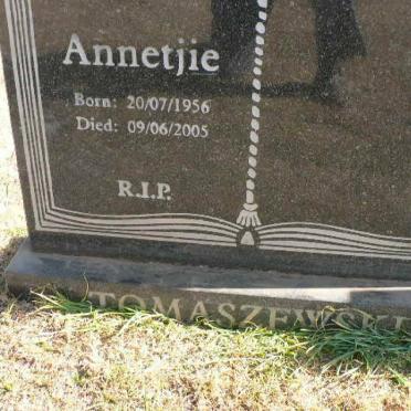 THOMASZEWSKI Annetjie 1956-2005