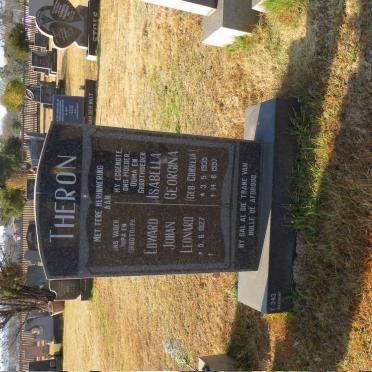 THERON Edward Johan Leonard 1927- &amp; Isabella Georgina CORREIA 1935-1997
