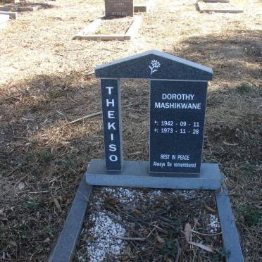 THEKISO Dorothy Mashikwane 1942-1973