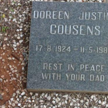 THORNE Eric Norris 1892-1962 :: COUSENS Doreen Justine 1924-1988