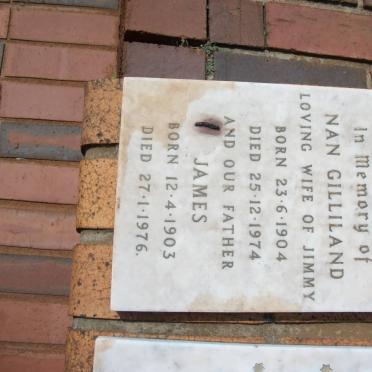 THOMSON James 1903-1976 &amp; Nan Gilliland 1904-1974