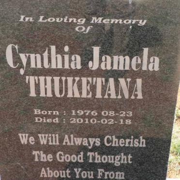 THUKETANA Cynthia Jamela 1976-2010