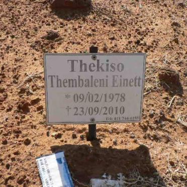 THEKISO Thembaleni Einett 1978-2010