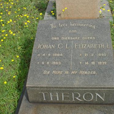 THERON Johan C.L. 1894-1963 &amp; Elizabeth L. 1890-1972