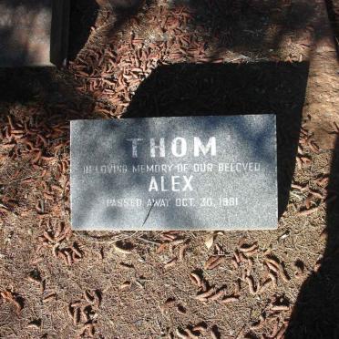 THOM Alexander -1943 :: THOM George Robbie -1954